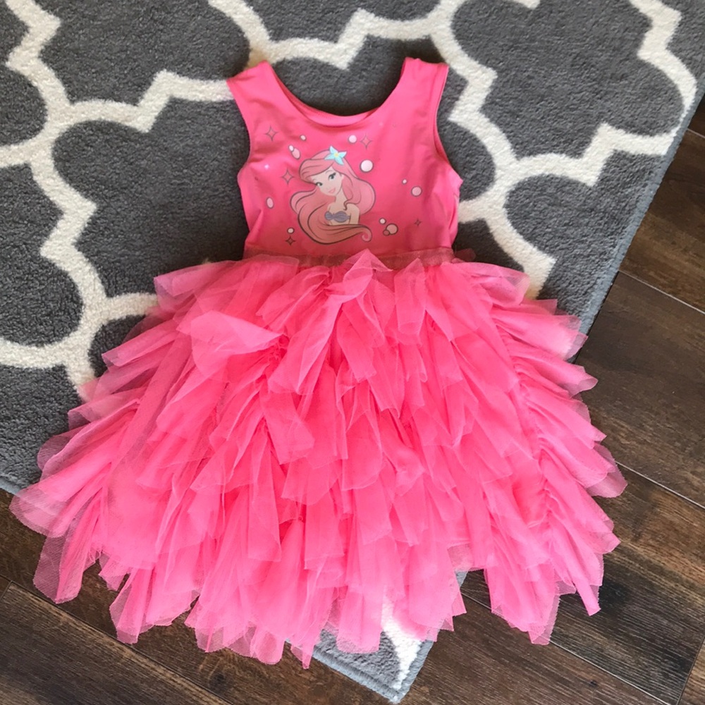 Coral LITTLE MERMAID Tutu Dress